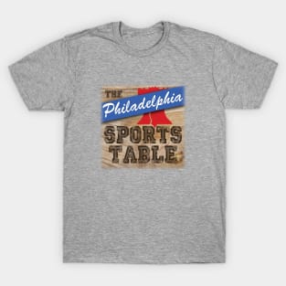 Vintage Philadelphia Sports Table Logo T-Shirt